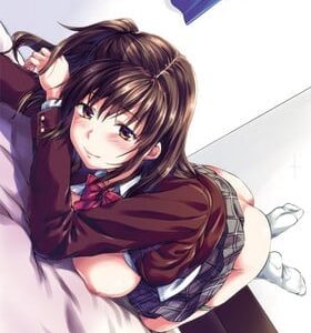 IIZUKA-SENPAI-X-BLAZER-ANE-KYUN-YORI-EPISODE-1 พี่สาวน่ารักใส่เบลเซอร์ที่แอบมีใจให้รุ่นน้อง