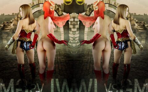 SPSF-57 Wonder Lady vs. Glamour Mask: Luxurious Prey Fallen into Prison ワンダーレディVSグラマー仮面 獄中へ堕ちた豪奢な獲物たち